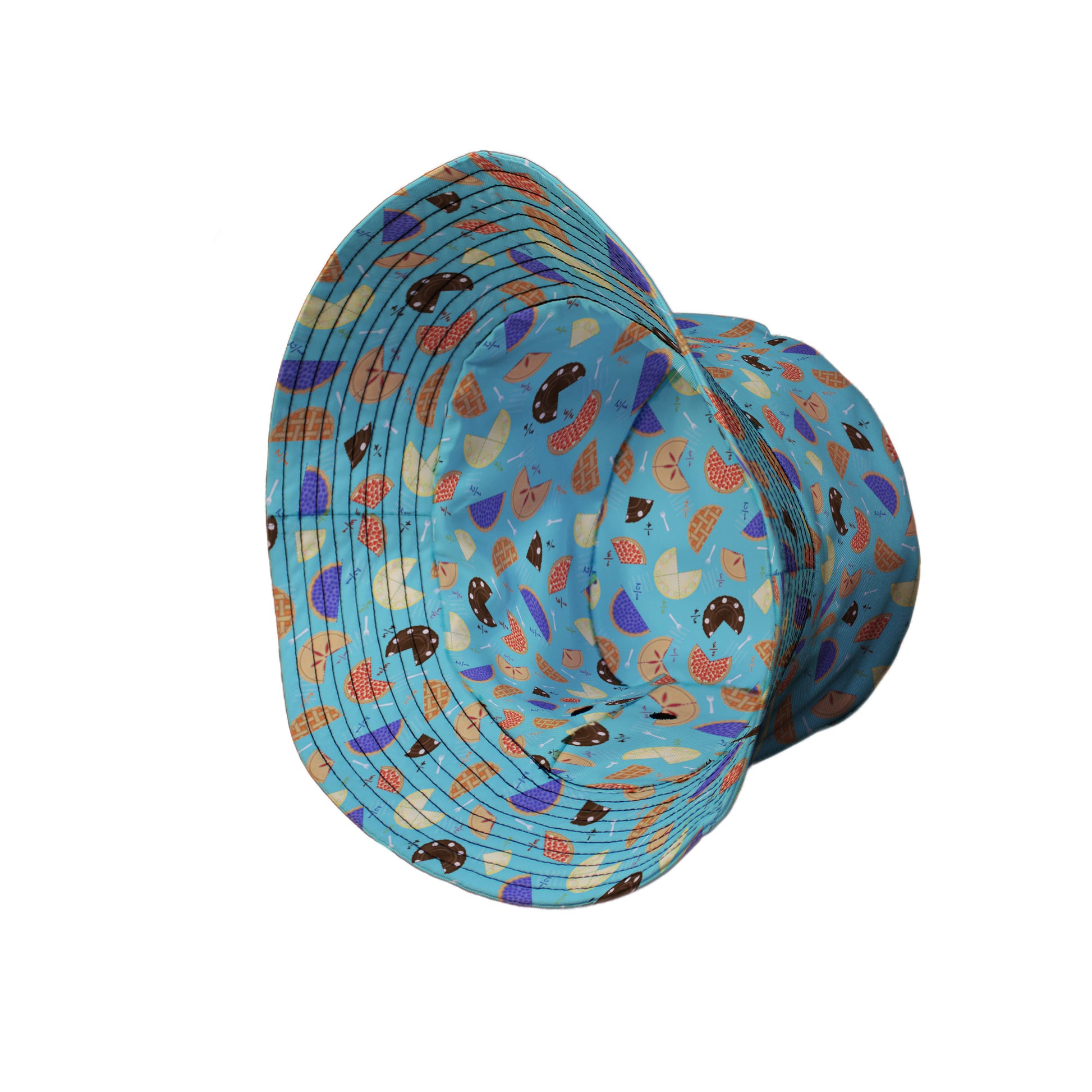 Pieces Of Pie Bucket Hat Side View