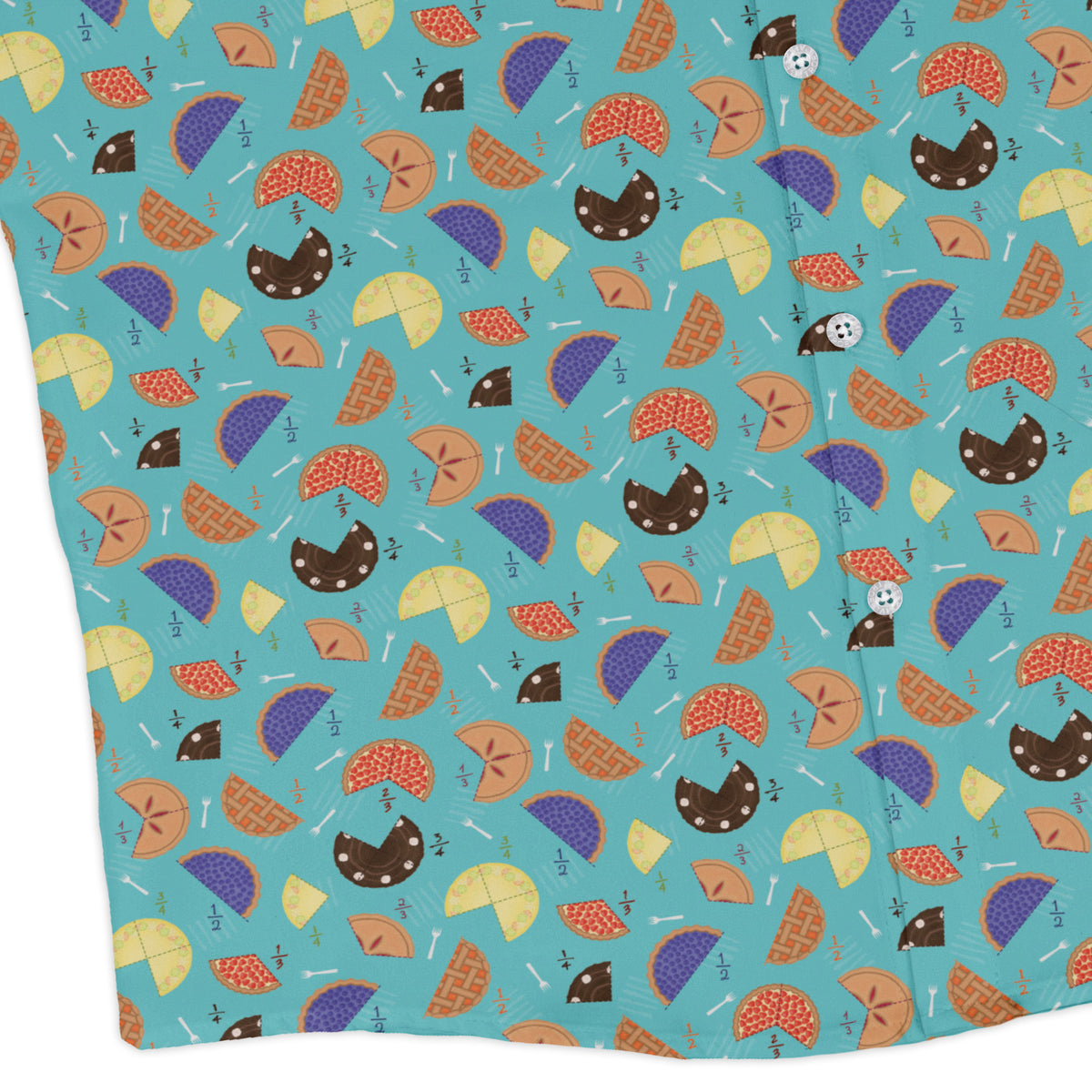 Pieces Of Pie Long Sleeve Button Up Shirt corner