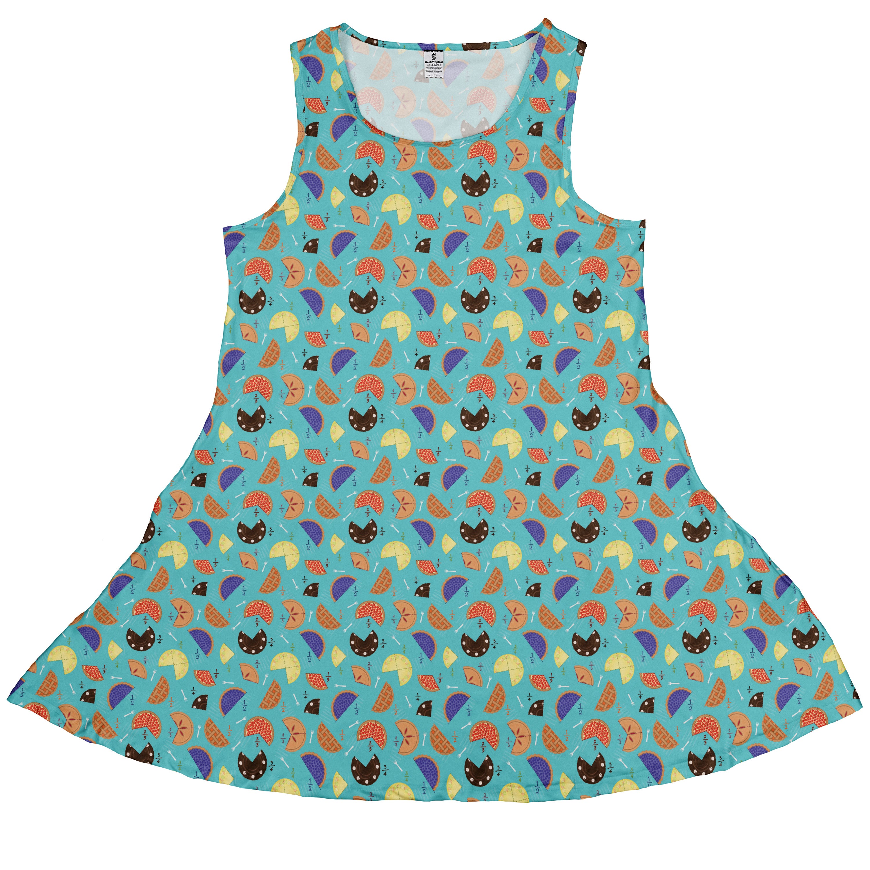 Pieces Of Pie Sleeveless Dress front