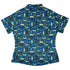 Pilot Uniform Curvy Button Up Shirt Geek Nerd aviation print Design by Zirkus Design q225