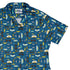Pilot Uniform Curvy Button Up Shirt Geek Nerd aviation print Design by Zirkus Design q225