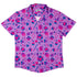 Pink Blue and Bisexual Colors Tabletop RPG Items Dnd Button Up Shirt - adult sizing - dnd & rpg print - Pride Patterns
