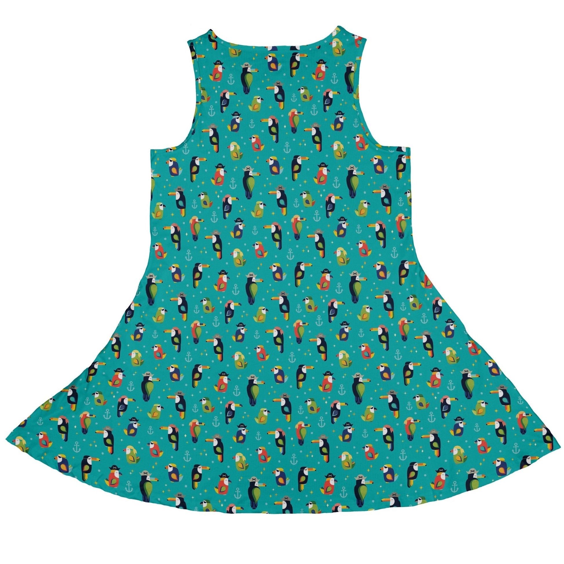 Pirate Toucans Dress Geek Nerd animal patterns Design by Zirkus Design funny prints
