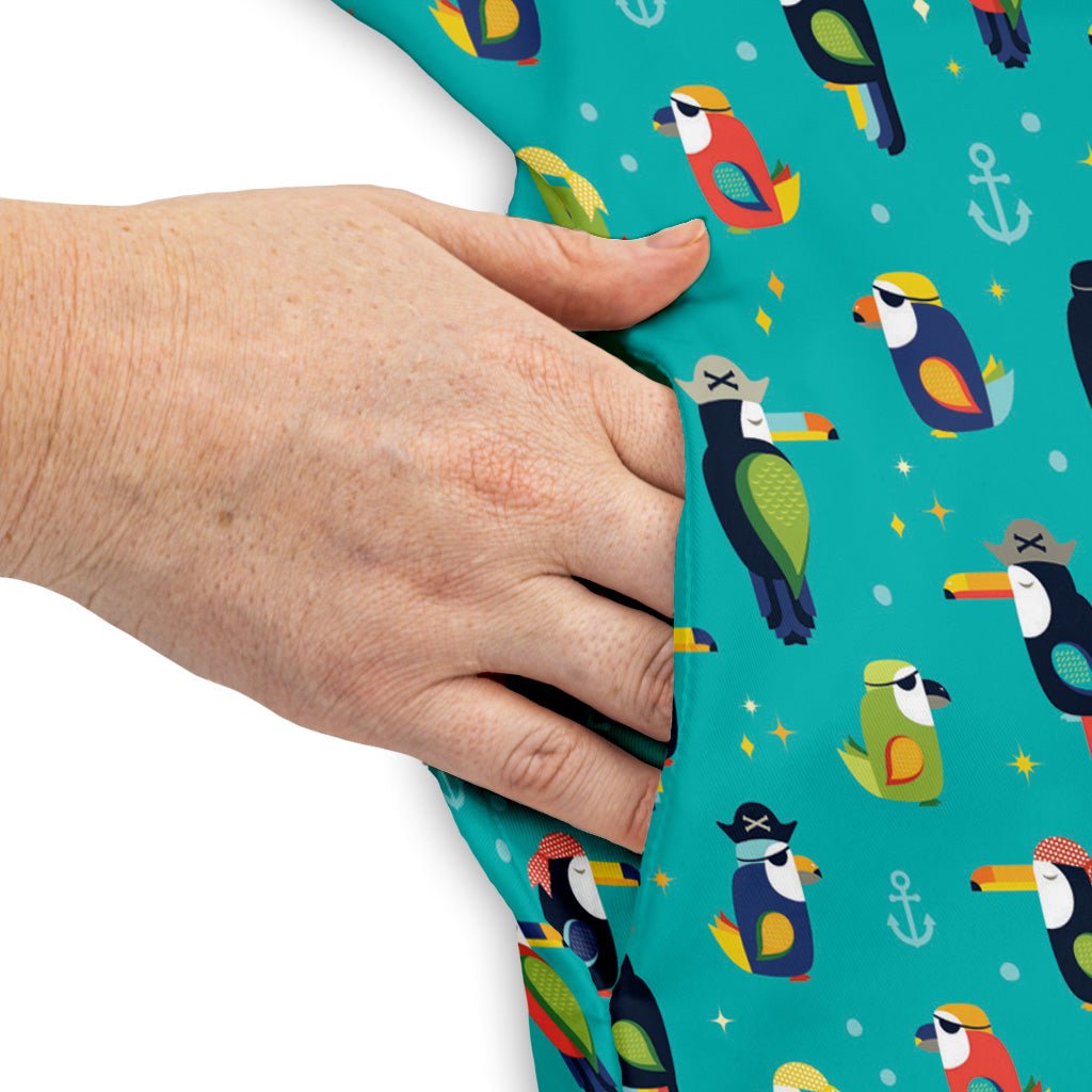 Pirate Toucans Dress Geek Nerd animal patterns Design by Zirkus Design funny prints