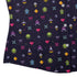 Pixel Art Arcade Video Game Purple Curvy Button Up Shirt Geek Nerd video game arcade print women