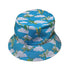 Pixel Dragon Video Game Sky Bucket Hat Geek Nerd Designs by Nathan fantasy prints lx - B