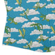 Pixel Dragon Video Game Sky Curvy Button Up Shirt 3