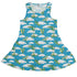 Pixel Dragon Video Game Sky Dress Geek Nerd Designs by Nathan fantasy prints lx - C