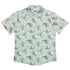 Pixel Dragon Video Game Mist Button Up Shirt Geek Nerd adult sizing Designs by Nathan fantasy prints