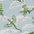 Pixel Dragon Video Game Mist Long Sleeve Button Up Shirt Geek Nerd adult sizing Designs by Nathan fantasy prints