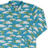 Pixel Dragon Video Game Sky Long Sleeve Button Up Shirt Geek Nerd adult sizing Designs by Nathan fantasy prints