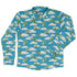 Pixel Dragon Video Game Sky Long Sleeve Button Up Shirt Geek Nerd adult sizing Designs by Nathan fantasy prints