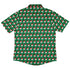 Pixel Santa Hats Dice Button Up Shirt Geek Nerd adult sizing Christmas Print Design by Heather Davenport