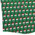 Pixel Santa Hats Dice Button Up Shirt Geek Nerd adult sizing Christmas Print Design by Heather Davenport