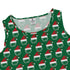 Pixel Santa Hats Dice Dress Geek Nerd Christmas Print Design by Heather Davenport lx - C