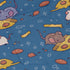 Pizza Rats Blue Button Up Shirt Pocket