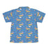 Pizza Rats Blue Youth Hawaiian Shirt Back