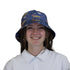 Pizza Rats Dark Blue Bucket Hat Woman