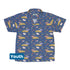 Pizza Rats Dark Blue Youth Hawaiian Shirt Front