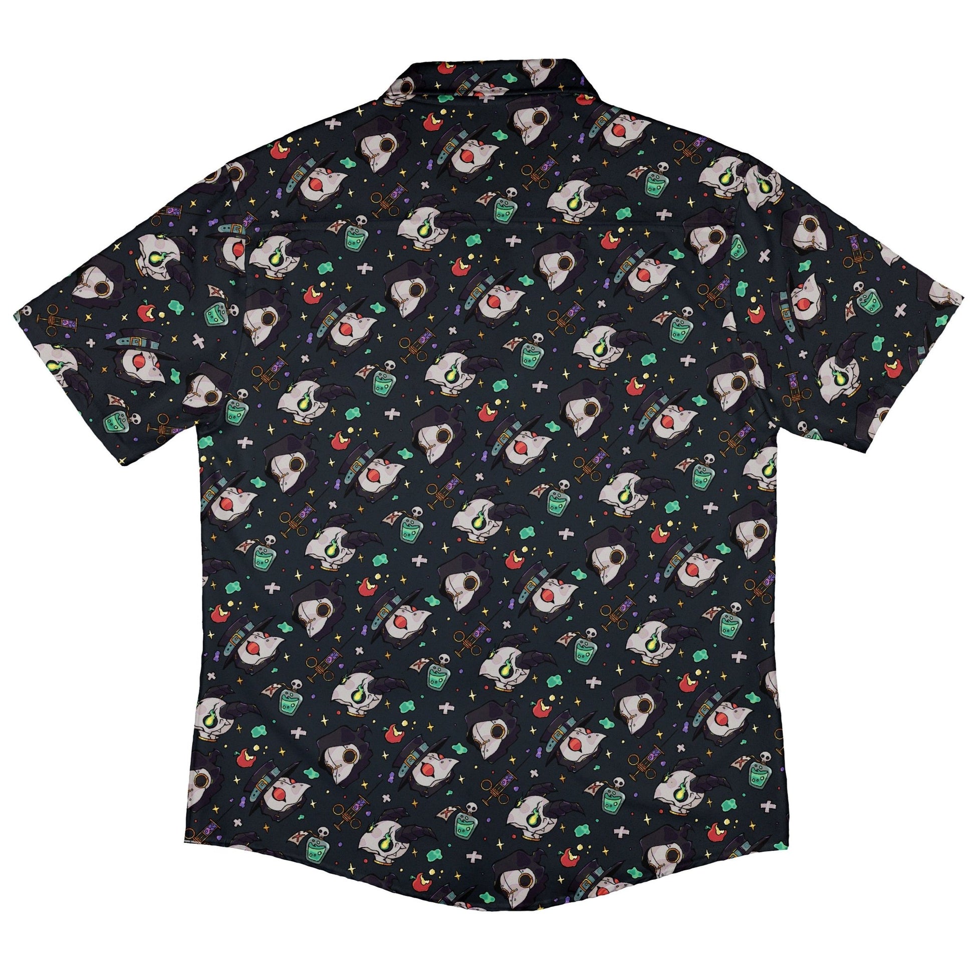 Plague Doctor Evening Button Up Shirt Geek Nerd adult sizing halloween q4