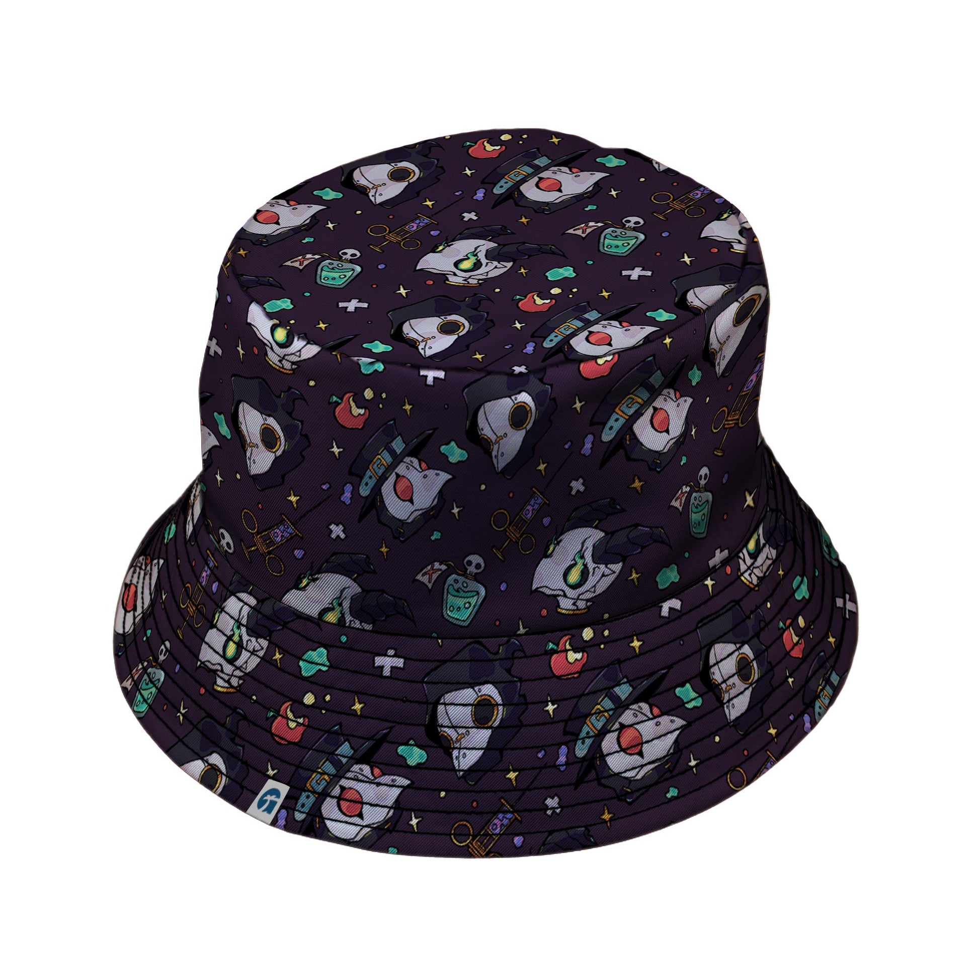 Plague Doctor Purple Bucket Hat