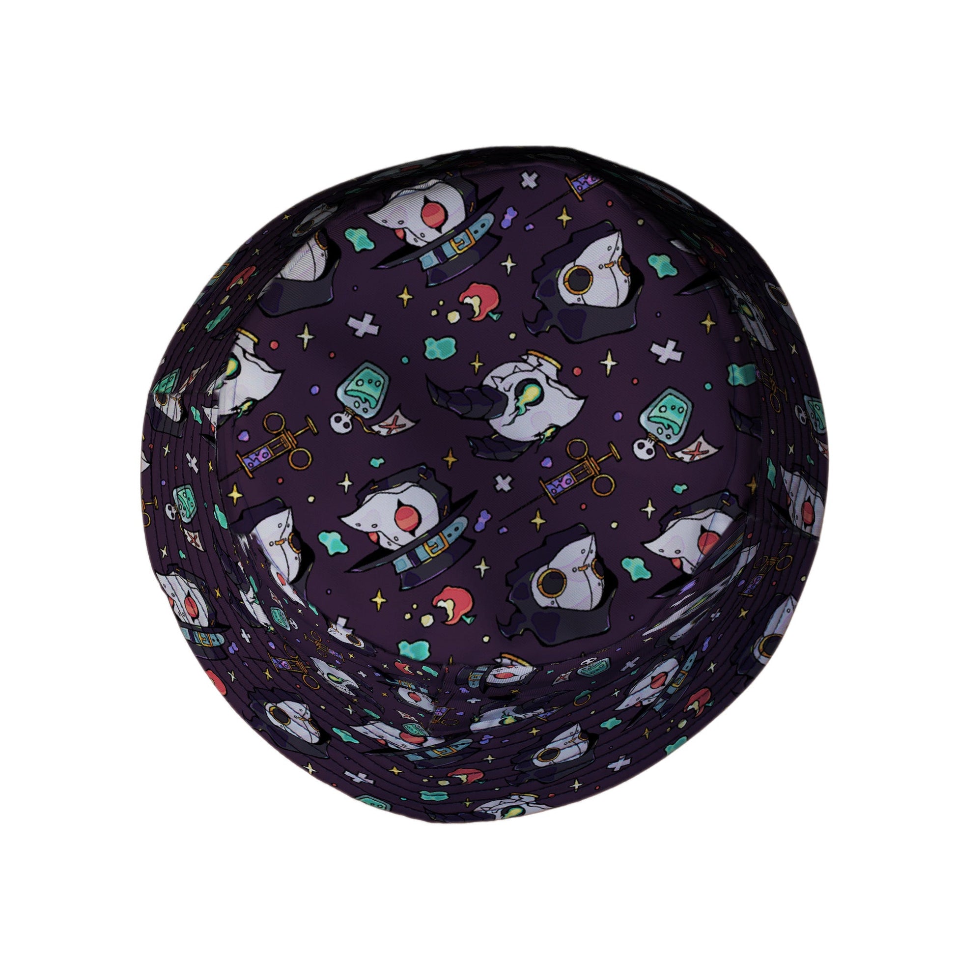 Plague Doctor Purple Bucket Hat