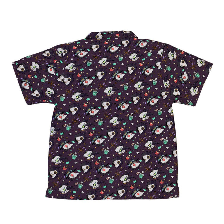 Plague Doctor Purple Youth Hawaiian Shirt Geek Nerd halloween q4