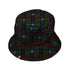 Plaid About Christmas Bucket Hat Black Stitching