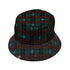 Plaid About Christmas Bucket Hat Gray Stitching