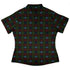 Plaid About Christmas Curvy Button Up Shirt womens back