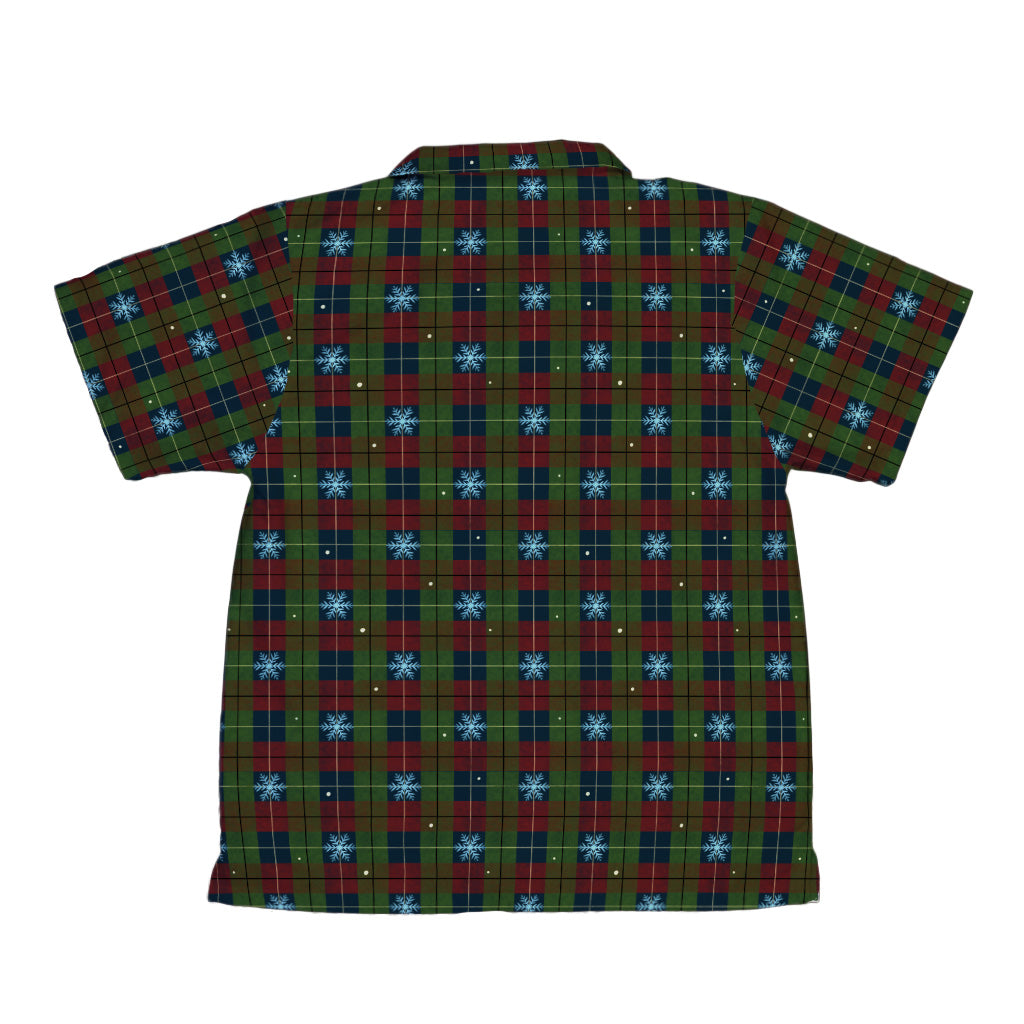 Plaid About Christmas Youth Hawaiian Shirt Back