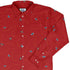 Plane Contrails Long Sleeve Button Up Shirt Geek Nerd adult sizing aviation print Design by Zirkus Design