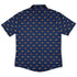 Plane Silhouette Button Up Shirt Geek Nerd adult sizing aviation print Design by Zirkus Design