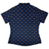 Plane Silhouette Curvy Button Up Shirt Geek Nerd aviation print Design by Zirkus Design q225