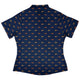 Plane Silhouette Curvy Button Up Shirt Geek Nerd aviation print Design by Zirkus Design q225