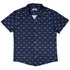 Plane Silhouette Button Up Shirt Geek Nerd adult sizing aviation print Design by Zirkus Design