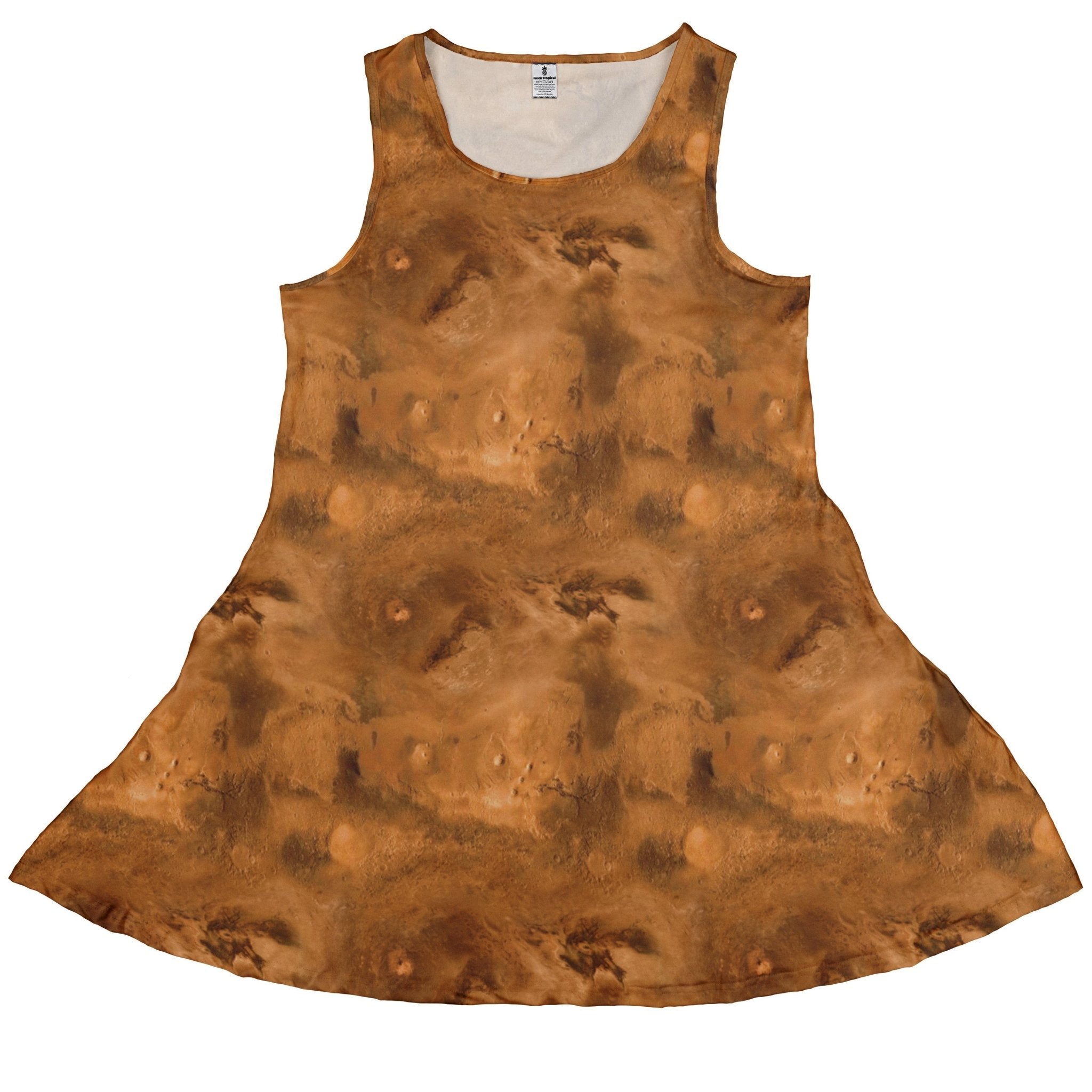 Planet Mars Space Dress Geek Nerd Designs by Nathan lx - C outer space & astronaut print