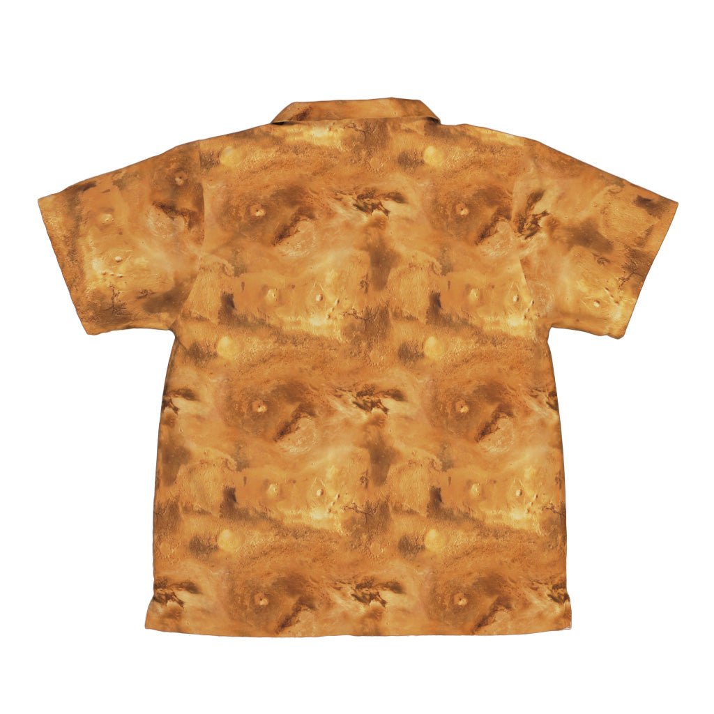 Planet Mars Space Youth Hawaiian Shirt - Designs by Nathan - outer space & astronaut print - Q3