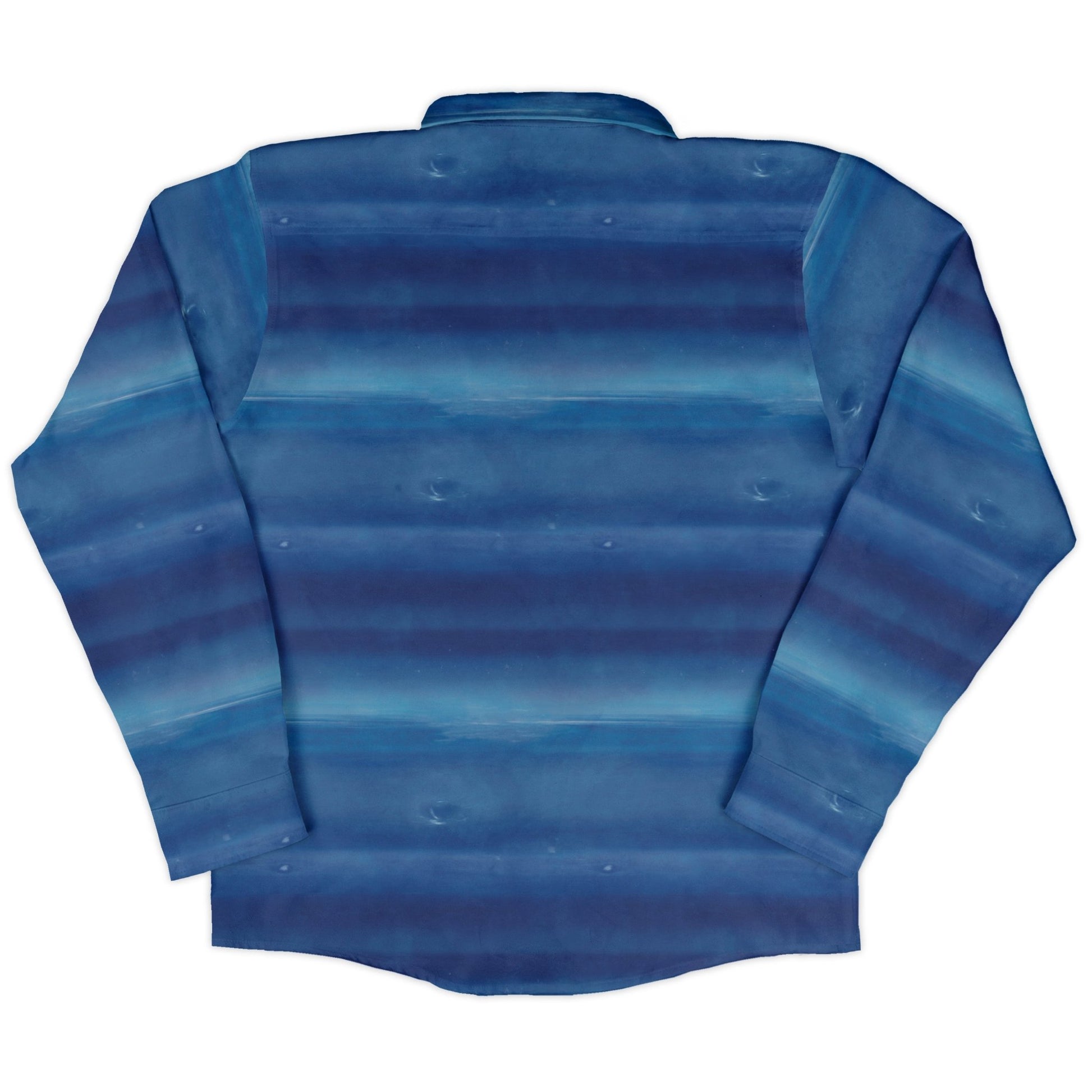 Planet Neptune Space Long Sleeve Button Up Shirt Geek Nerd adult sizing Designs by Nathan FLOW DESC WRITING