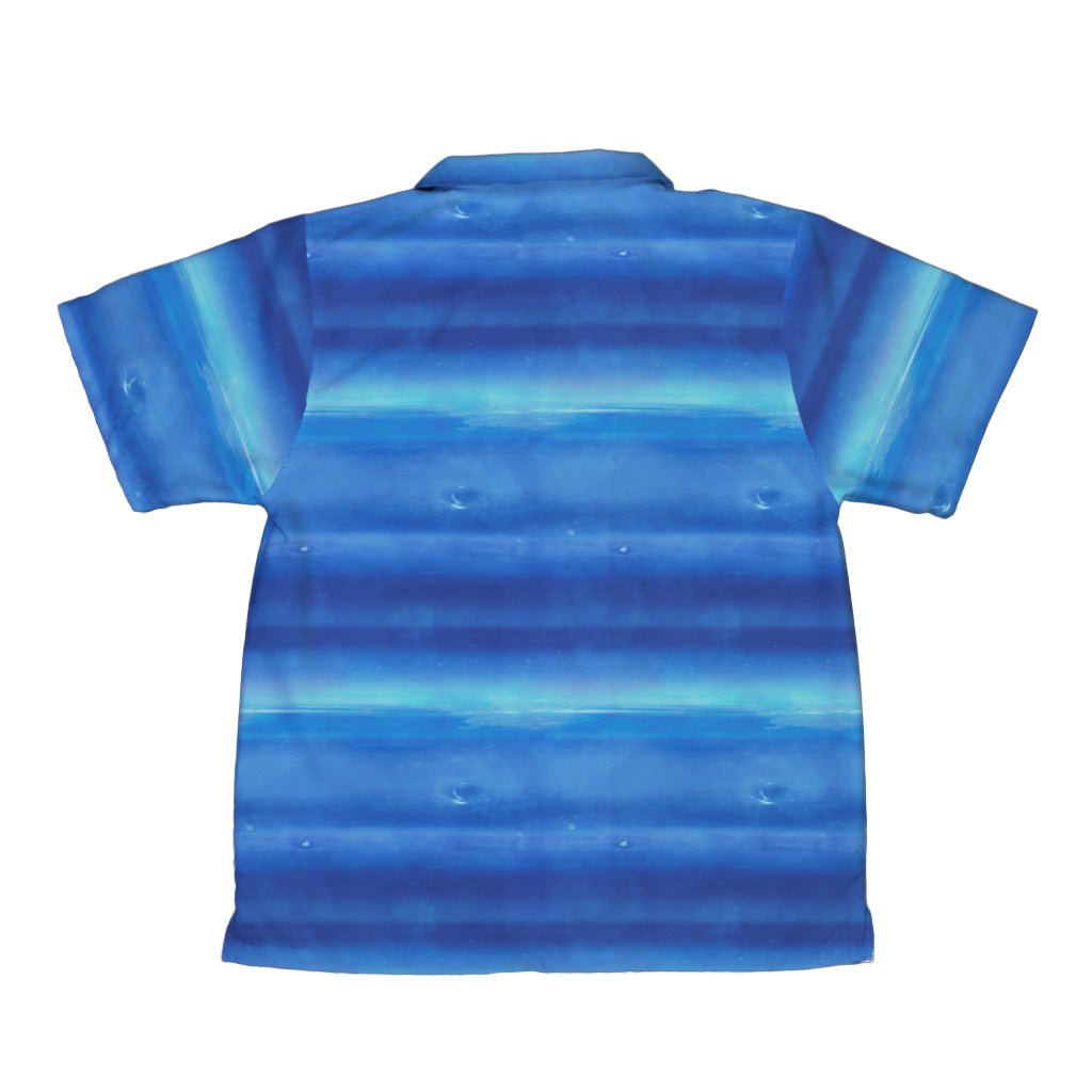 Planet Neptune Space Youth Hawaiian Shirt - Designs by Nathan - outer space & astronaut print - Q3