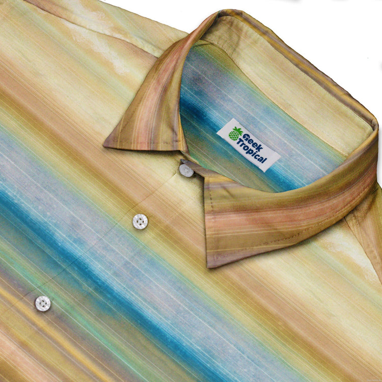 Planet Saturn Space Button Up Shirt - adult sizing - Designs by Nathan - outer space & astronaut print