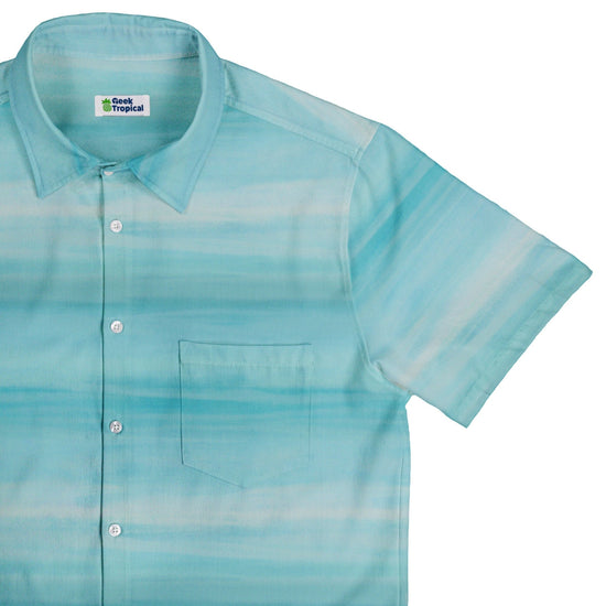 Planet Uranus Space Button Up Shirt - adult sizing - Designs by Nathan - outer space & astronaut print