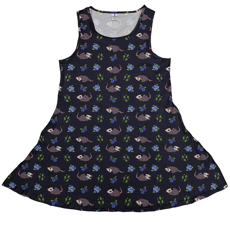 Playing Possum Dress Geek Nerd 0925 Animal Patterns Design by Ardi Tong