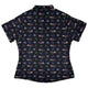 Playing Possum Curvy Button Up Shirt Geek Nerd 0925 All Adult Button Up Shirts Animal Patterns