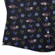 Playing Possum Curvy Button Up Shirt Geek Nerd 0925 All Adult Button Up Shirts Animal Patterns