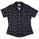 Playing Possum Curvy Button Up Shirt Geek Nerd 0925 All Adult Button Up Shirts Animal Patterns