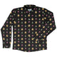 Poison Dice Elixirs Dnd Long Sleeve Button Up Shirt Geek Nerd adult sizing Design by Heather Davenport dnd & rpg print