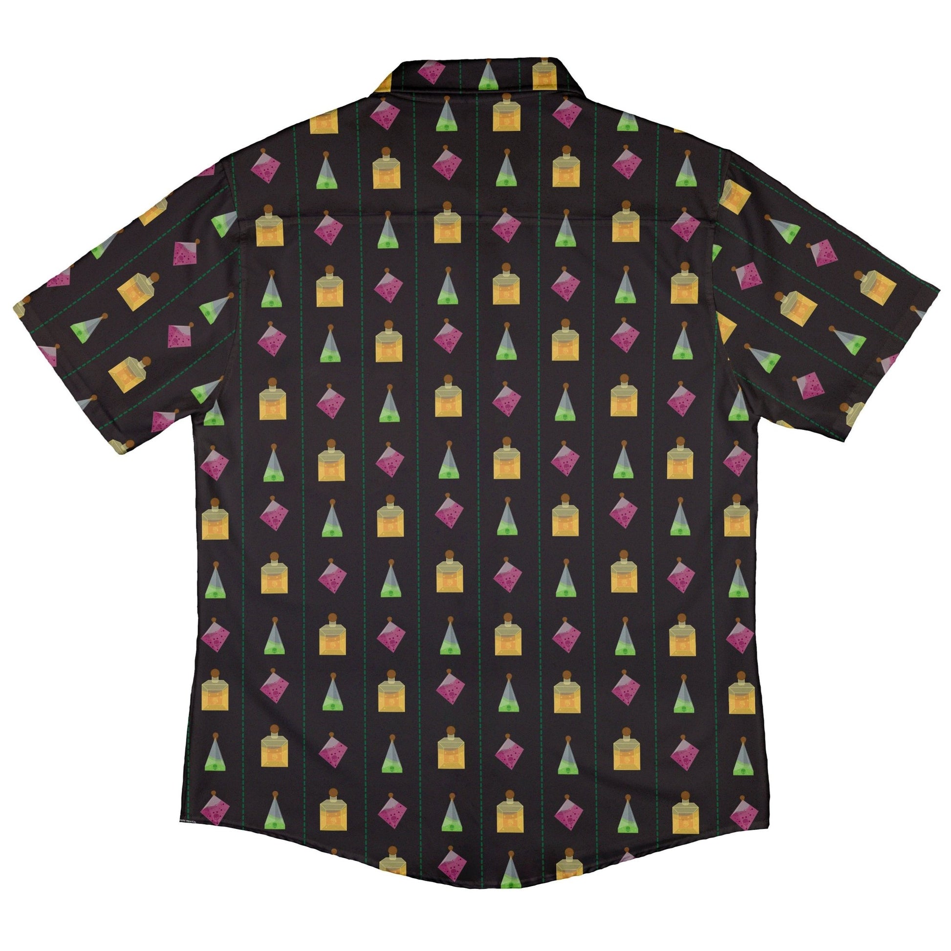 Poison Dice Elixirs Dnd Button Up Shirt - adult sizing - Design by Heather Davenport - dnd & rpg print