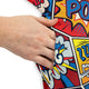 Pop Art Comic Book Red Dress Geek Nerd adult sizing