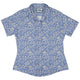 Porcelain Tigers Curvy Button Up Shirt Geek Nerd 0925 All Adult Button Up Shirts Animal Patterns